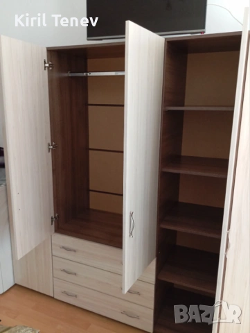 Четирикрилен гардероб Астра венге+модул , снимка 2 - Гардероби - 53130239