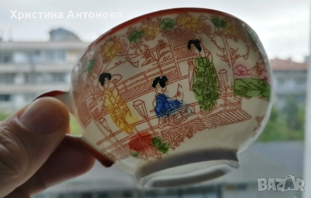 Винтидж японски сервиз за чай 