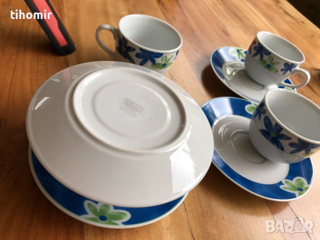 порцеланов сервиз за кафе Domestig, снимка 7 - Сервизи - 44020197