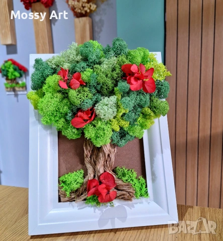 Декорации със скандинавски мъх, снимка 7 - Декорация за дома - 53199172