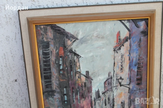 Картина масло върху платно ''P.Larsen'', снимка 8 - Картини - 50701684