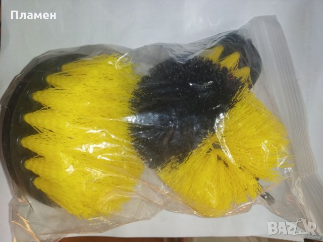 Универсални четки за почистване, с адаптер 3бр за винтоверт,почиства дома,автомобила ,пране, , снимка 3 - Други стоки за дома - 35473232