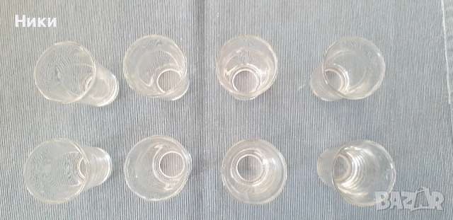 Стъклени чаши за ракия или шот, снимка 2 - Чаши - 52747347