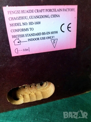 Порцеланова фигура за лампа или украса 54.50 см височина , снимка 9 - Други - 53449356