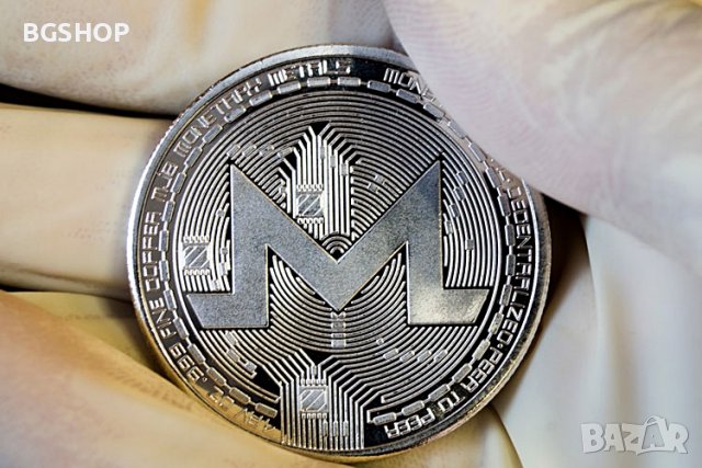 Монеро монета / Monero Coin ( XMR ) - Silver, снимка 2 - Нумизматика и бонистика - 38573841