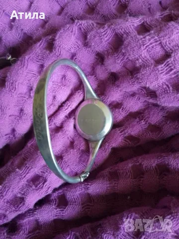 часовник сребърен гривна, снимка 6 - Дамски - 47490121