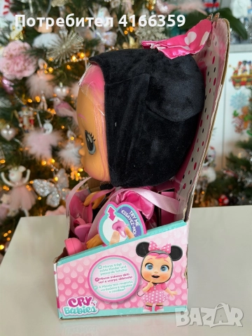Кукла Cry Babies Minnie mouse Минни, снимка 4 - Кукли - 52716340