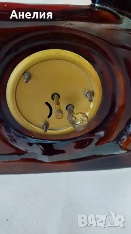 Порцеланов часовник механичен с кон, снимка 2 - Декорация за дома - 49071049