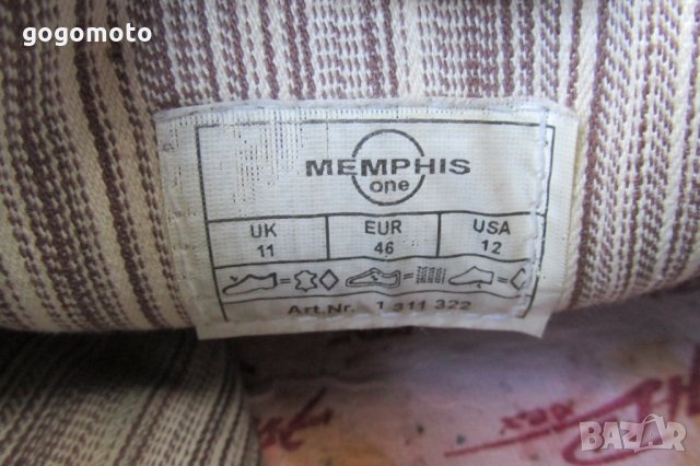 MEMPHIS® one original COURT FORCE, N- 45- 46, мъжки полу кецове BIG BOY , естествена кожа, снимка 17 - Кецове - 28548761
