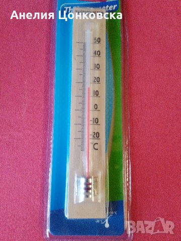 Нов дърв.термометър за закрито и открито , снимка 2 - Други стоки за дома - 32720467