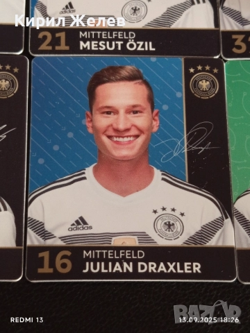 Колекционерски картички на футболисти ДЖЕРОМ БОАТЕНГ,МАРКО РЕУС,ЛЕРОЙ САНЕ 13676, снимка 6 - Колекции - 51703317