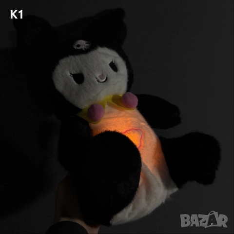 Интерактивна плюшена играчка Дишаща и Музикална Куроми 30см Kuromi, снимка 3 - Плюшени играчки - 52581273