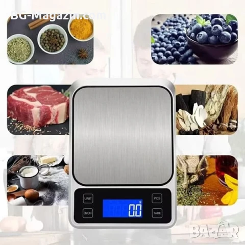 Професионална прецизна кухненска електронна везна кантар за храна кафе добавки подправки кантар, снимка 4 - Везни - 50921580