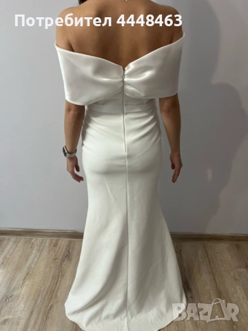 Бяла официална рокля, снимка 2 - Рокли - 53509424
