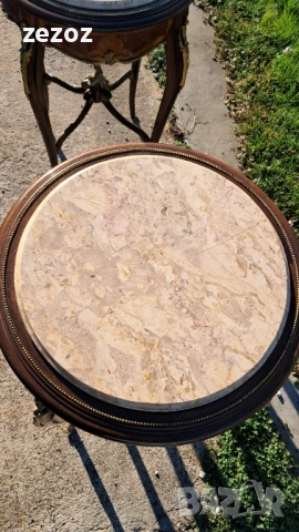 Антикварни маси с мрамор Луи 15, снимка 7 - Маси - 52771571