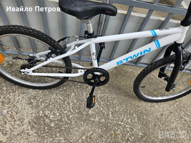 Велосипед 20 цола B'TWIN-шест месеца гаранция, снимка 4 - Велосипеди - 52490559