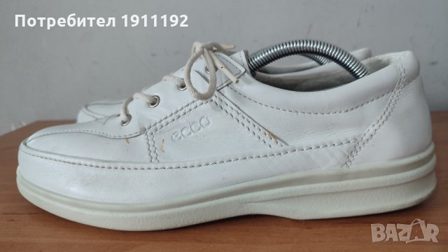 Мъжки бели обувки. Ecco. 44, снимка 6 - Ежедневни обувки - 35137721