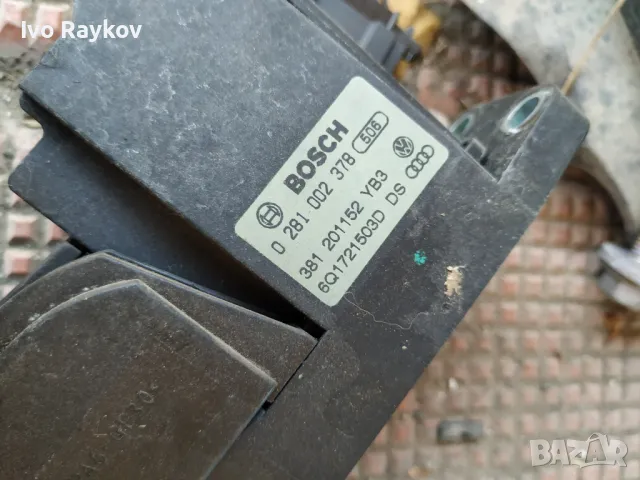 Педал газ за Skoda Fabia 1.4 TDI 75 конски сили 6Q1721503D Номер по BOSCH : 0281002378., снимка 3 - Части - 47732049