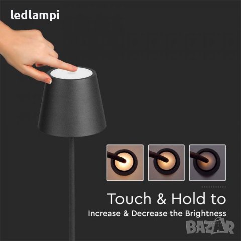 LED Лампа 4W Димиране Презареждане Топло Бяла Светлина, снимка 5 - Лед осветление - 40509995