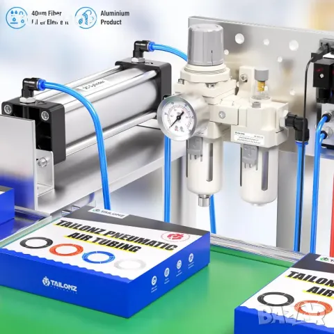 Подготвителна група с регулатор за въздух TAILONZ AW 4000-4/ AL 4000-4, снимка 3 - Подемници - 48633907