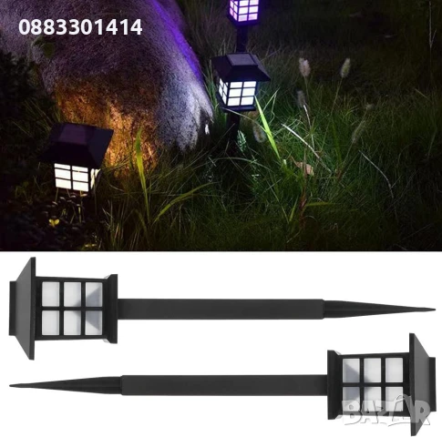 Соларна градинска лампа с ярка светлина SB-34, снимка 3 - Соларни лампи - 51043422