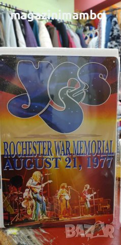 YES-Rochester War Memorial August 21,1977-метална табела (плакет)), снимка 2 - Китари - 43675653