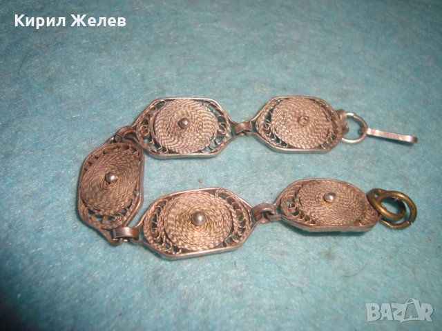 19 ВЕК ФИЛИГРАННА СРЕБЪРНА ГРИВНА СРЕБРО 950 ЮВЕЛИРНА ВЪЗРОЖДЕНСКА РЪЧНА МАЙСТОРСКА ИЗРАБОТКА 25207, снимка 12 - Антикварни и старинни предмети - 34884036