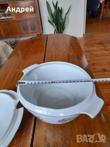 Стар Порцеланов супник #6, снимка 5 - Други ценни предмети - 47396774