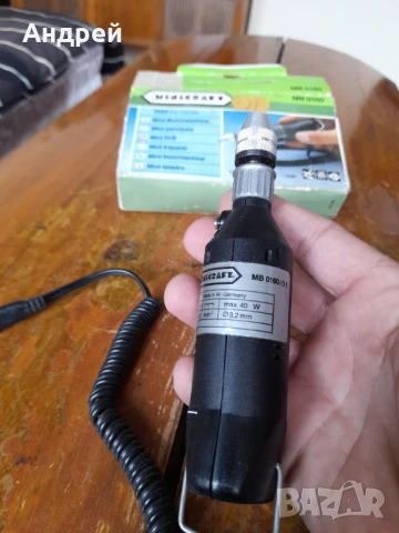 Стара бормашина Minicraft, снимка 5 - Антикварни и старинни предмети - 50910371