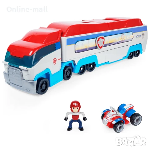 Голям Камион Пес Патрул – Патрулер с Фигурка на Райдър, 70 см