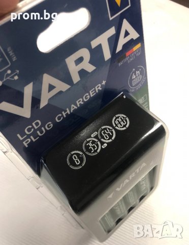 импулсно SMART зарядно VARTA с 4хАА батерии, USB, внос от Германия, снимка 3 - Друга електроника - 28676839