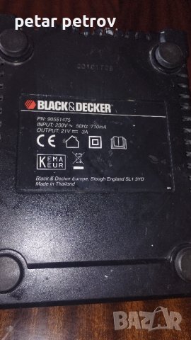 Продавам зарядно Black&Decker, снимка 2 - Винтоверти - 43923372