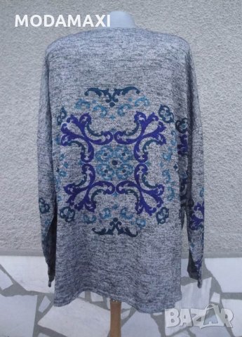 3XL/4XL Нова  блуза Indigo, снимка 6 - Блузи с дълъг ръкав и пуловери - 35053736