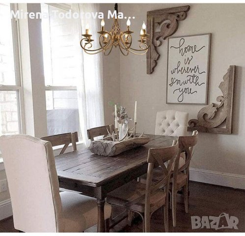 Ретро полилей Античен бронзов полилей Американски провинциален полилей