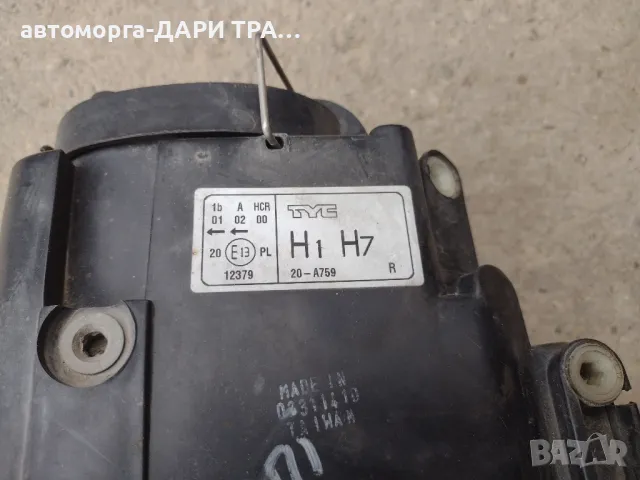 Фар десен за Фолксваген Кади 2004-2010г.със забележка, снимка 2 - Части - 49939500