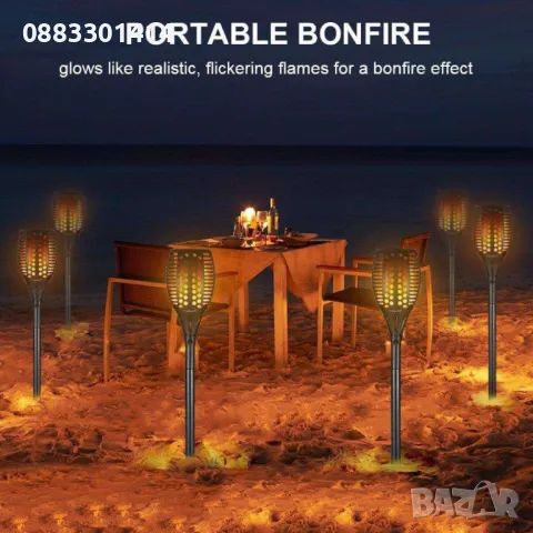 Соларна лампа Факла Имитираща огън , снимка 7 - Соларни лампи - 49753633