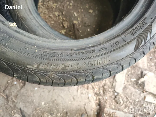 летни гуми 195/55/16, снимка 2 - Гуми и джанти - 49621621
