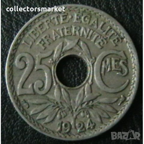25 сантима 1924, Франция