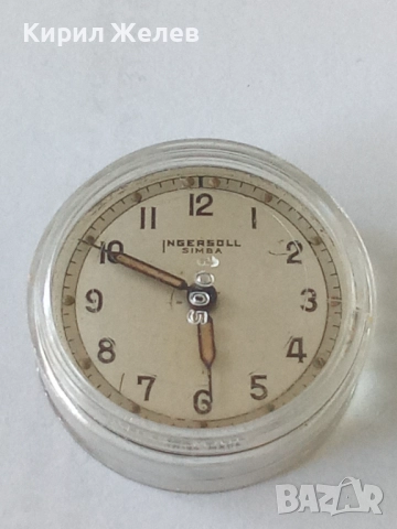 Механизъм с циферблат от стар ръчен часовник 26864, снимка 2 - Мъжки - 52262231