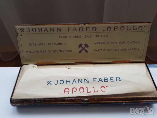Кутия на Johann Faber "APOLLO" и перодръжка на F.Soennecken, снимка 2 - Антикварни и старинни предмети - 38743538