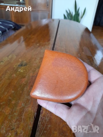 Старо кожено портмоне #2, снимка 4 - Антикварни и старинни предмети - 40757242