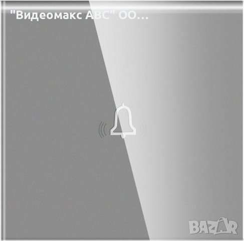 Сензорен бутон за звънец, комплект с кристален панел "LUX-ON" - БЯЛ, СИВ, ЧЕРЕН, снимка 2 - Ключове, контакти, щепсели - 40504501