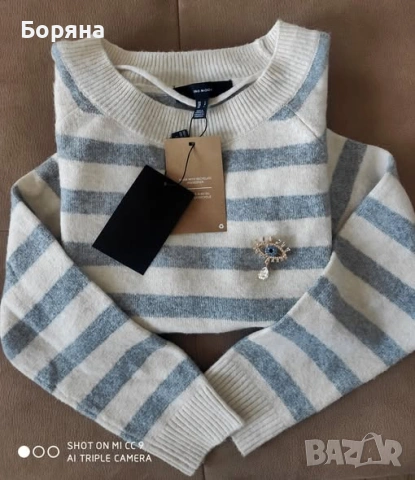 Vero Moda нов с етикет пуловер с брошка