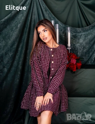 дамски комплект сако и рокля , снимка 15 - Рокли - 52743643