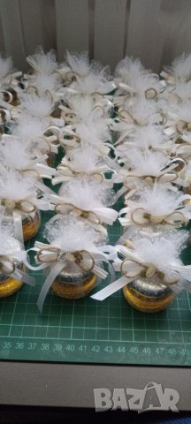 Бурканчета с мед -украсени за сватба, кръщене и погача подаръчета, снимка 10 - Други - 36407578