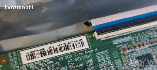 TCon ,49 GOA Tcon Board, 47-6021064,HV490FHB-N80  PHILIPS 49PFS4131/12 DISPLAY TPT490F2-FHBN0., снимка 2 - Части и Платки - 39761034