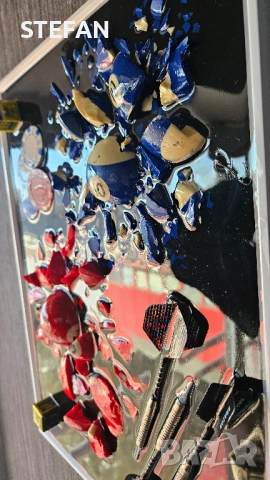 Картина с епоксидна смола – ръчна изработка, арт подарък , снимка 4 - Картини - 53047314