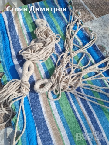 Прекрасен здрав хамак изработка памук ,удобен, допълнително захващане , снимка 10 - Антикварни и старинни предмети - 51614214