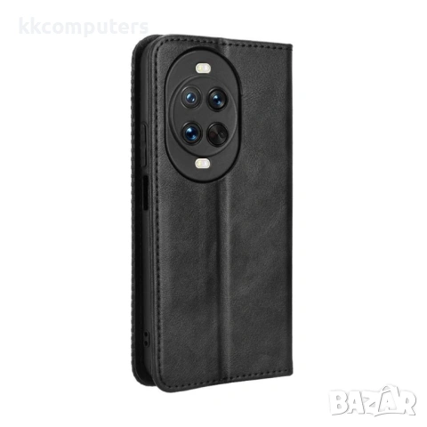 Калъф Портфейл за Huawei nova 14 Pro 5G - Кожен PU с Ретро Дизайн, Стенд, Джобове за Карти, Магнитно, снимка 10 - Калъфи, кейсове - 53187739