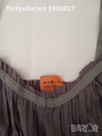 Лилава плисирана туника, С размер, снимка 2 - Туники - 51867027